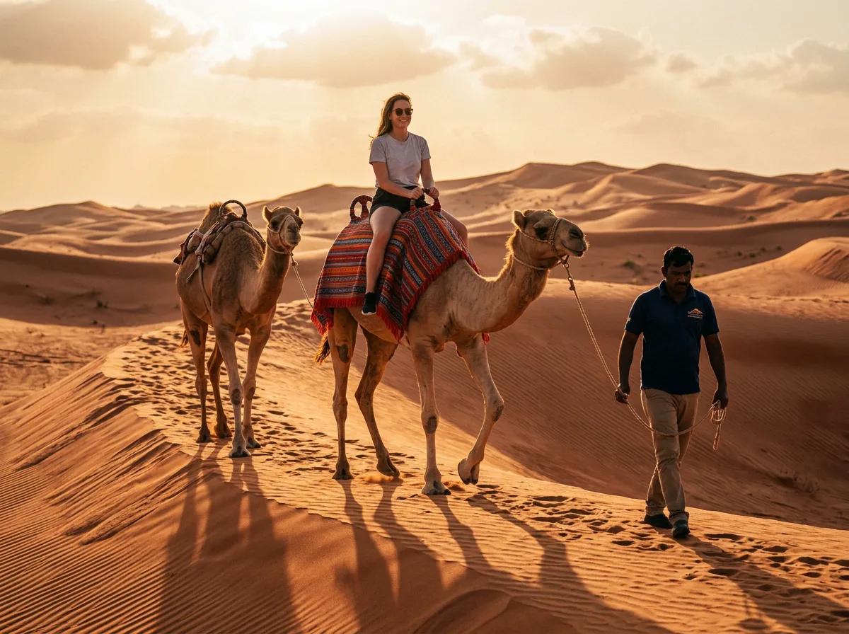 Camel Ride in Dubai Desert