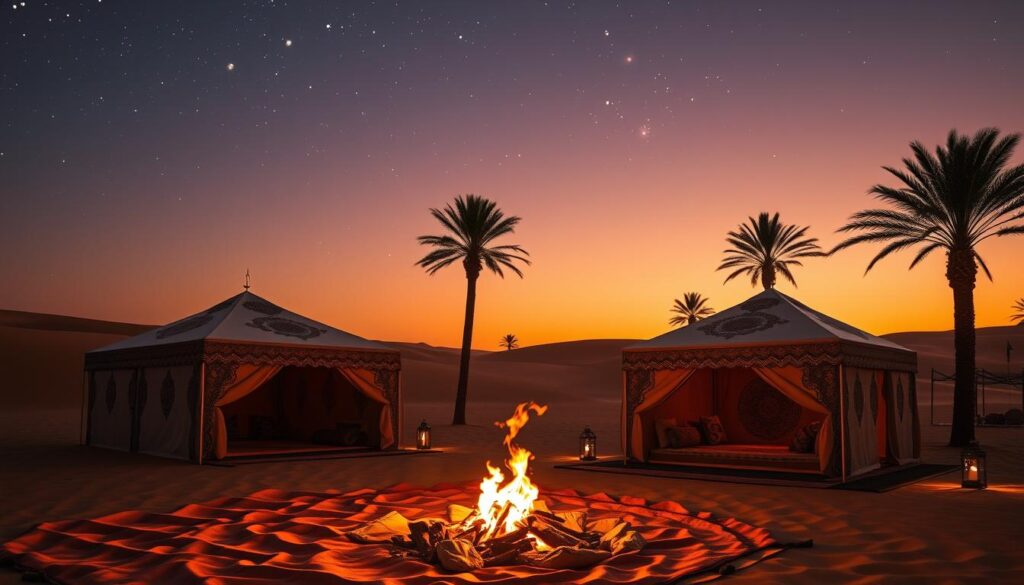 Desert camping Dubai