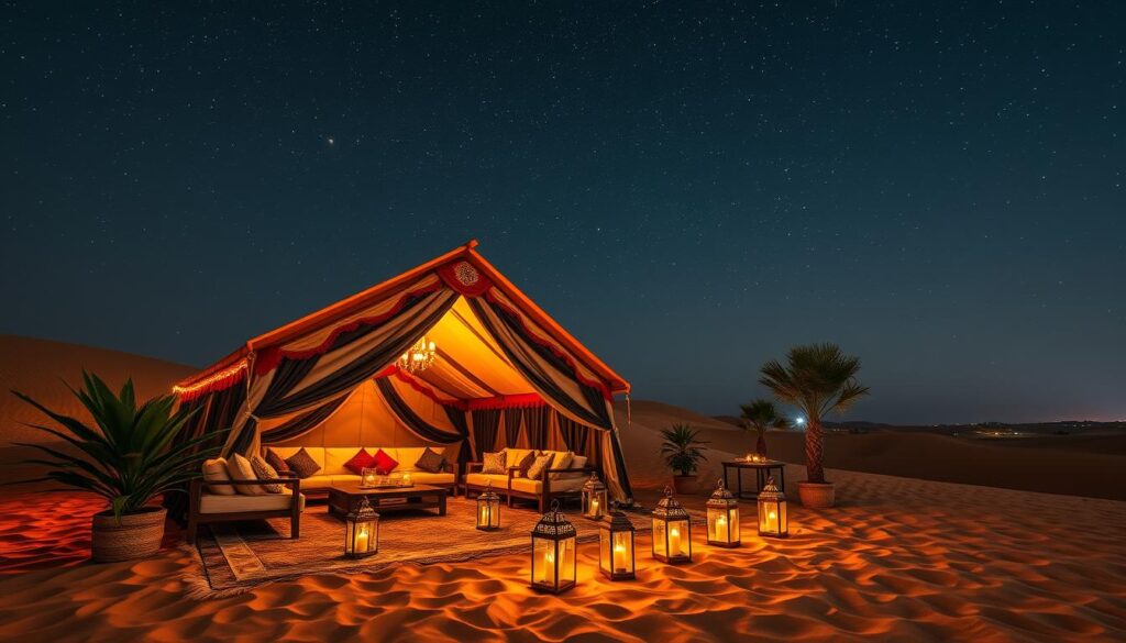 Desert glamping Dubai