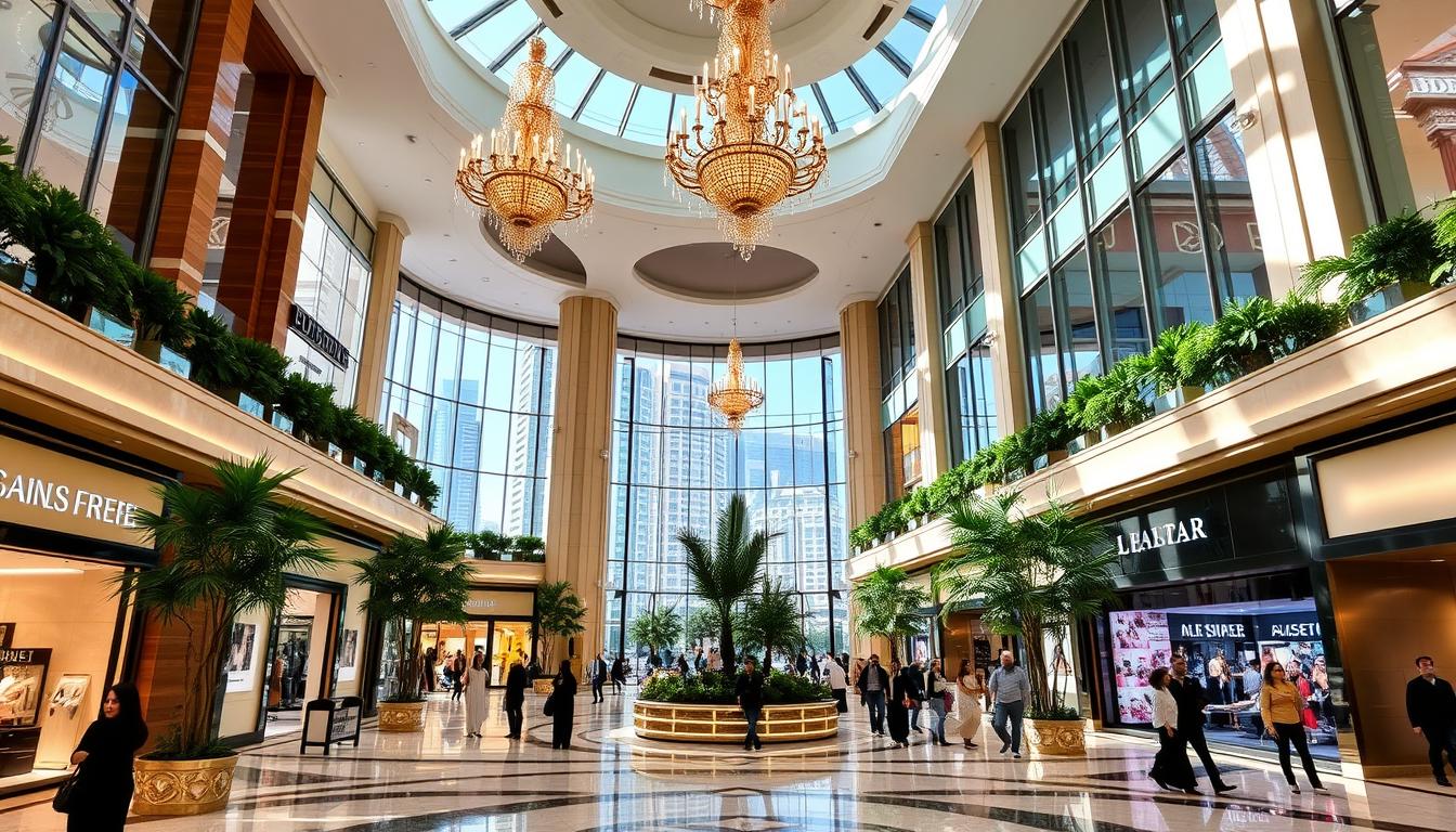 Luxury shopping malls Dubai