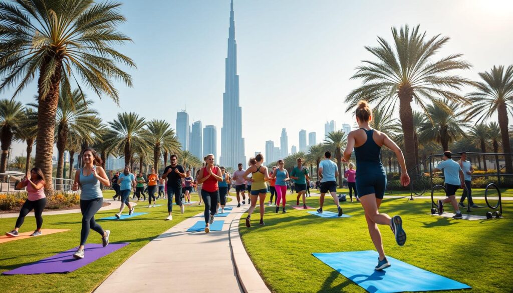 Outdoor fitness Dubai