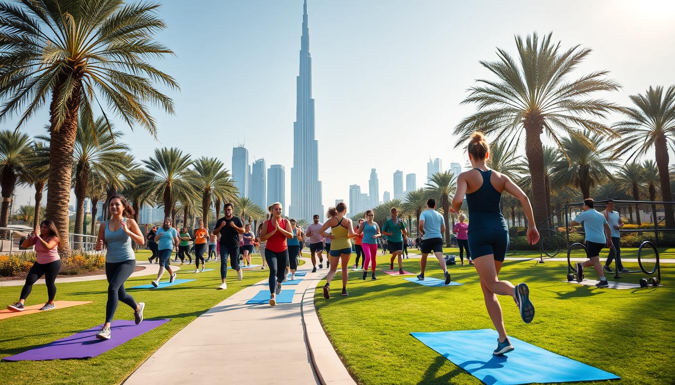 Outdoor fitness Dubai