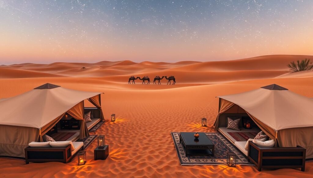 VIP desert camping Dubai