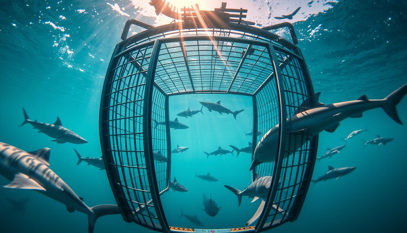 Cage diving Dubai