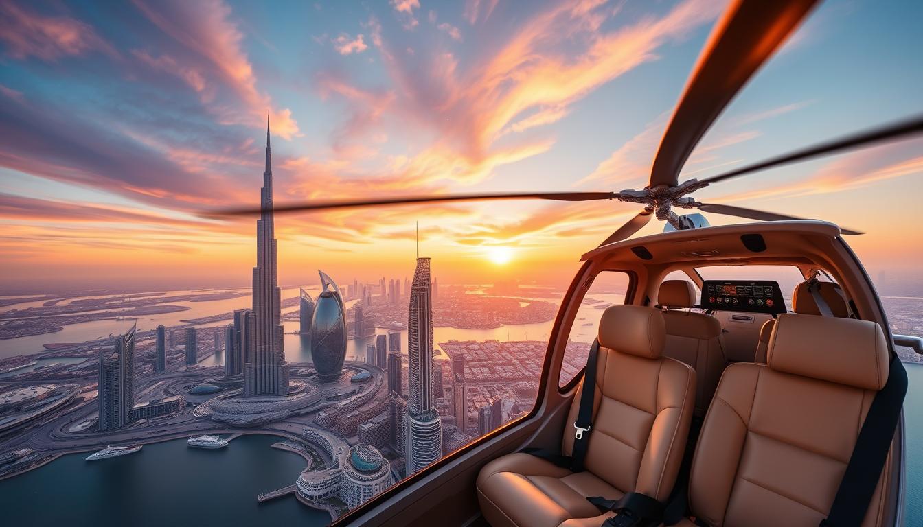 Customized helicopter tour Dubai