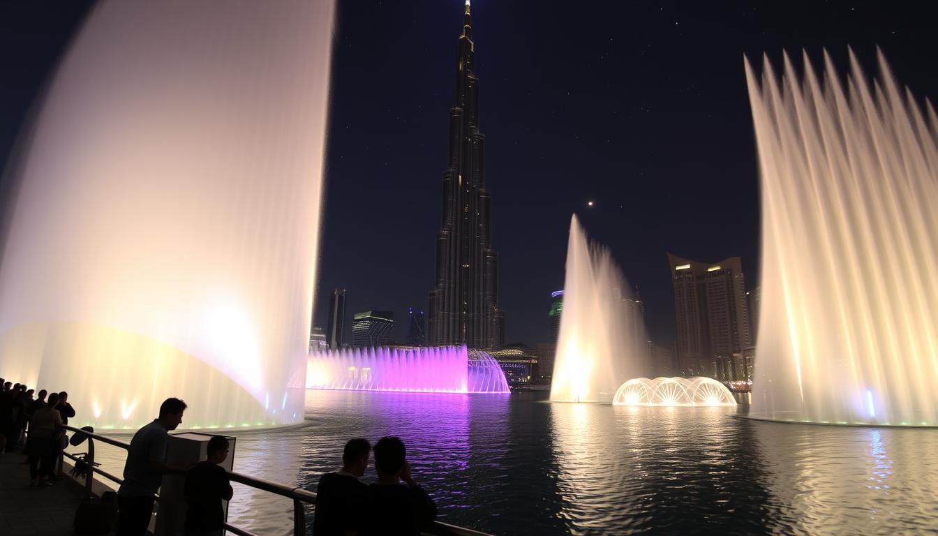 Dubai Fountain timings