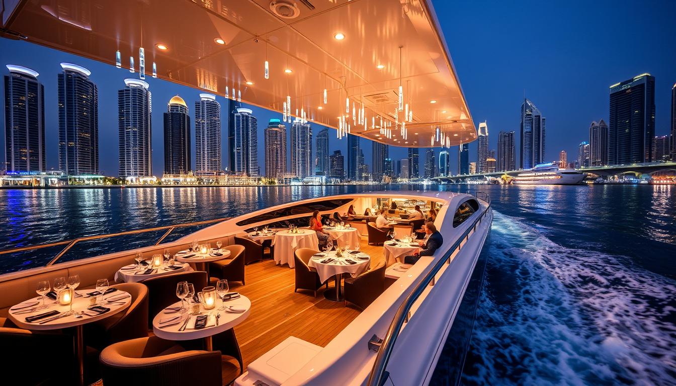 Dubai marina dinner cruise