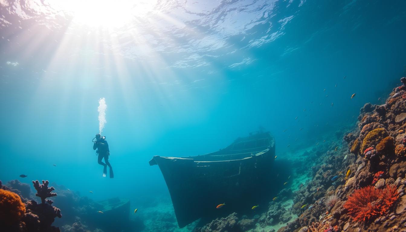 Dubai shipwreck diving