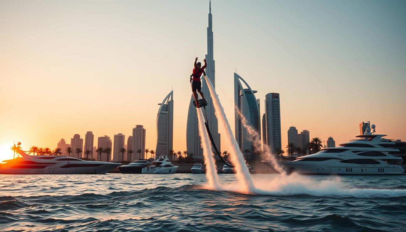 Flyboarding Dubai experience