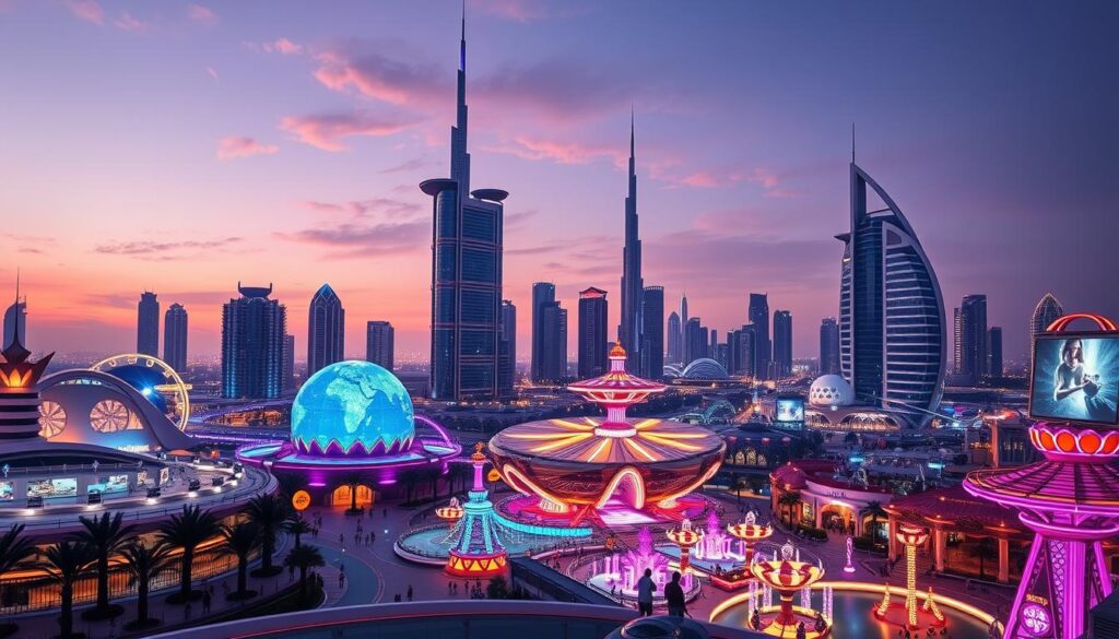 High-tech attractions Dubai