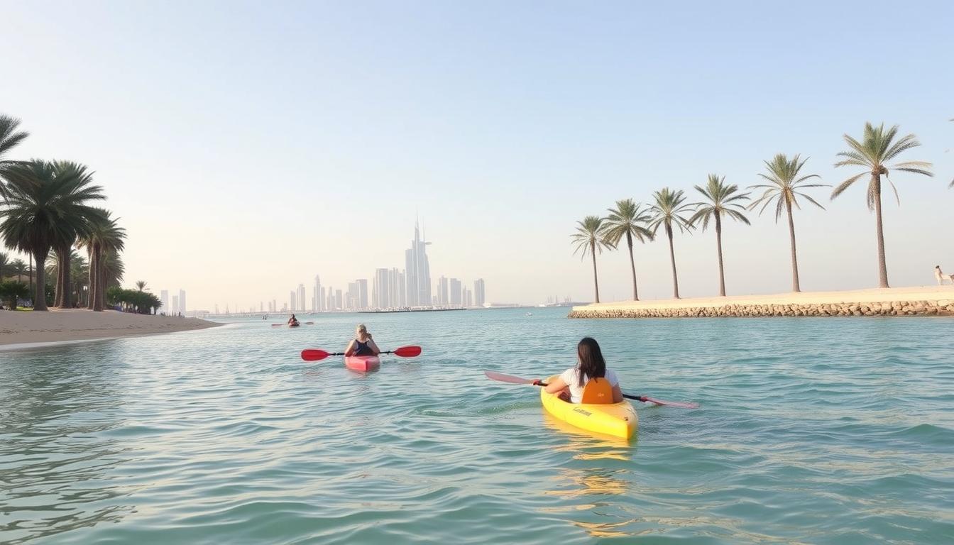 Kayaking Jumeirah Beach