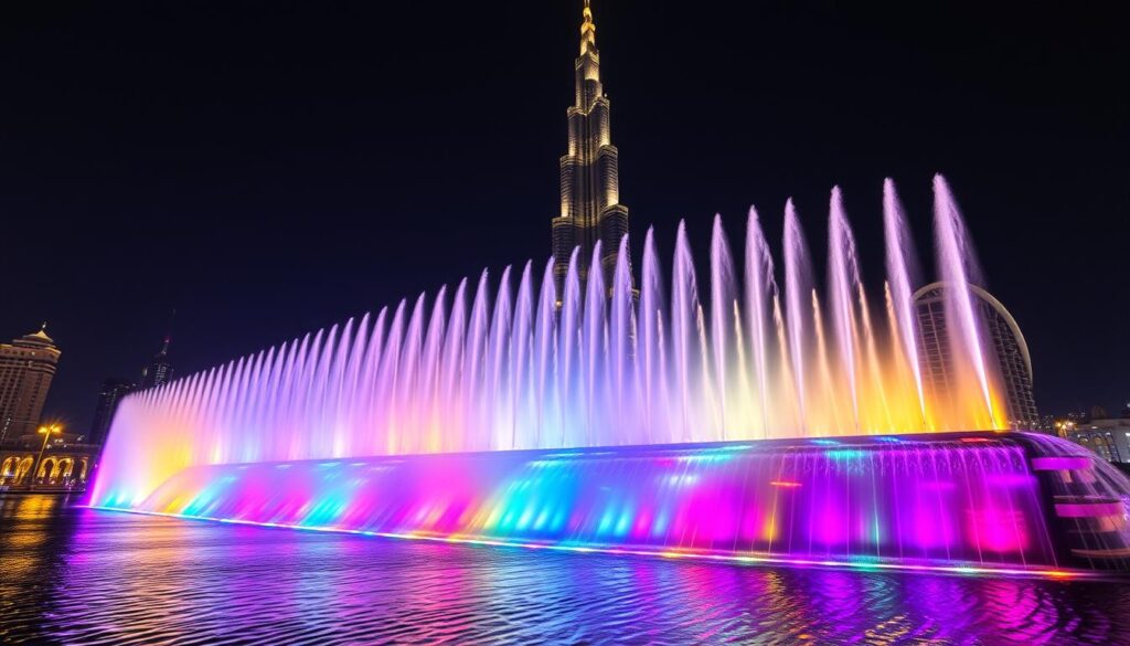 Musical fountain Dubai