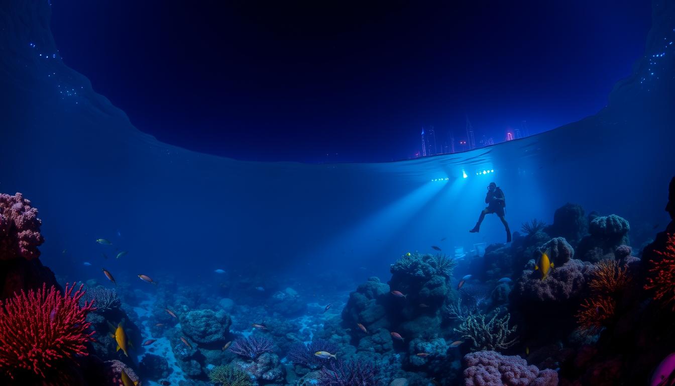 Night diving Dubai