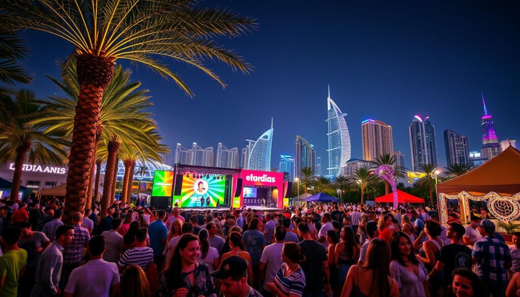 Outdoor music festivals Dubai