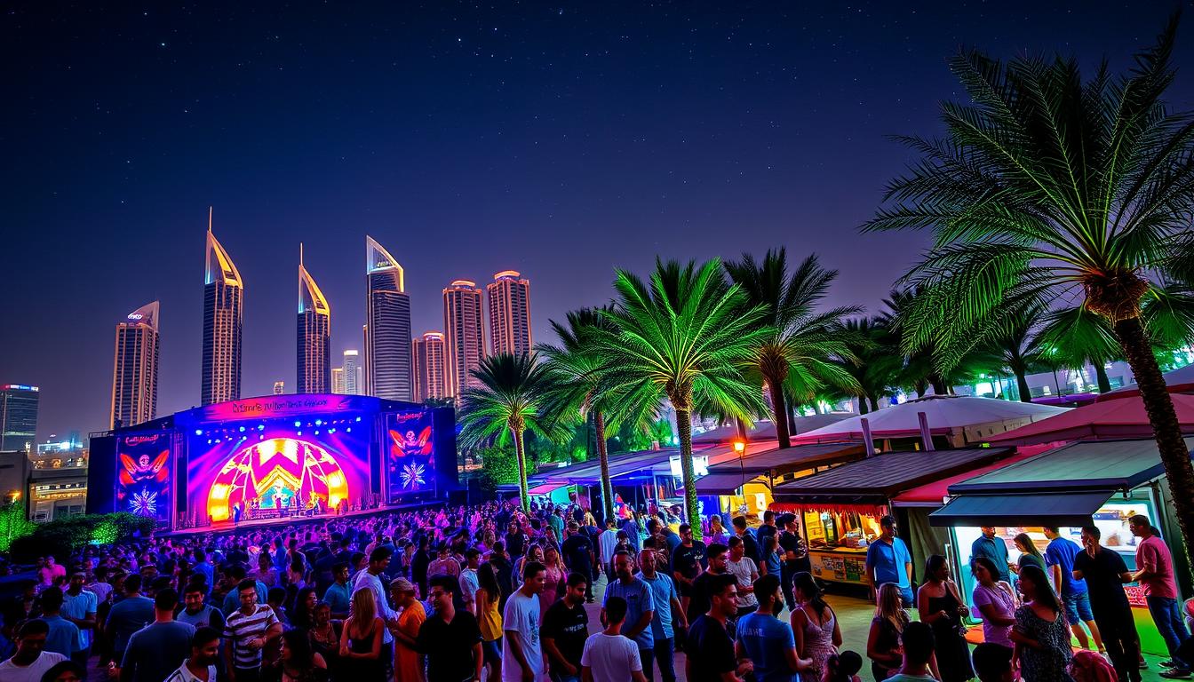 Outdoor music festivals Dubai