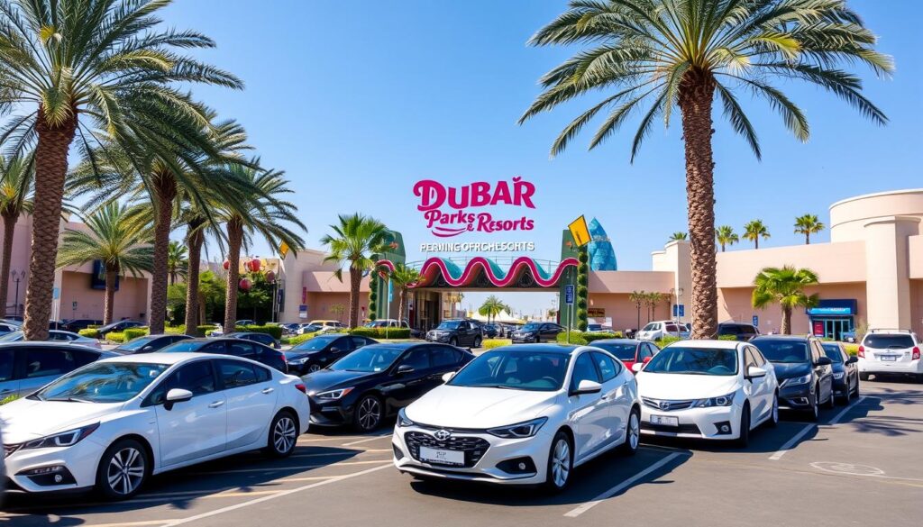 Parking at Dubai Parks and Resorts