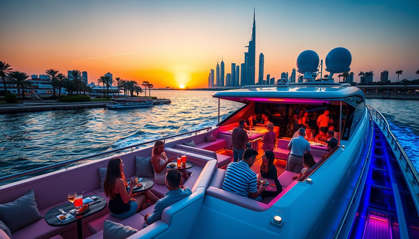 Party boat experience Dubai