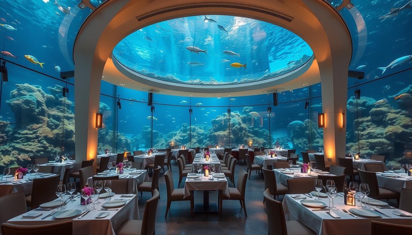 Underwater restaurant Dubai