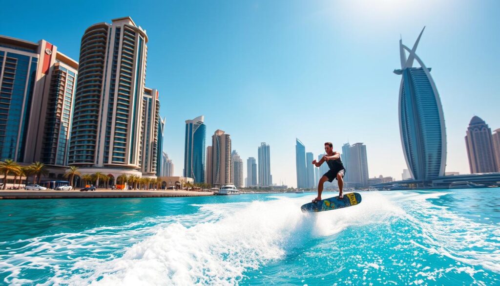 Wakeboarding Dubai Marina