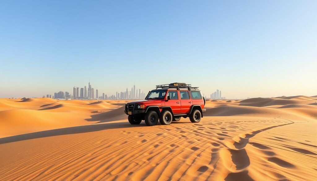 Desert safari pickup near Al Nahda Dubai