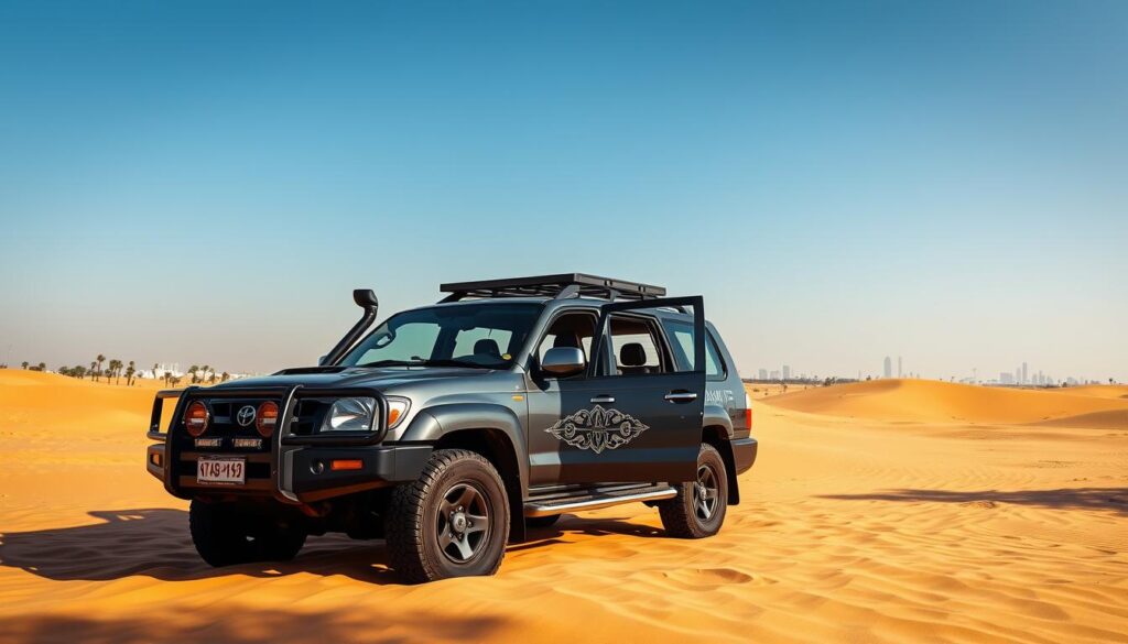 Desert safari pickup near Al Rigga Dubai