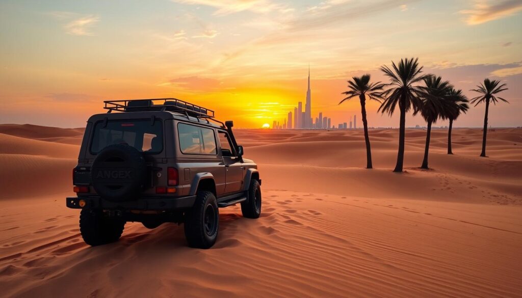 Desert safari pickup near Dubai International City Dubai