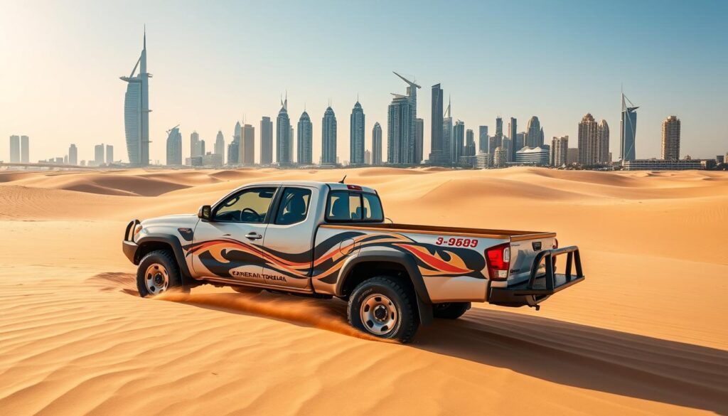 Desert safari pickup near Dubai Marina Dubai