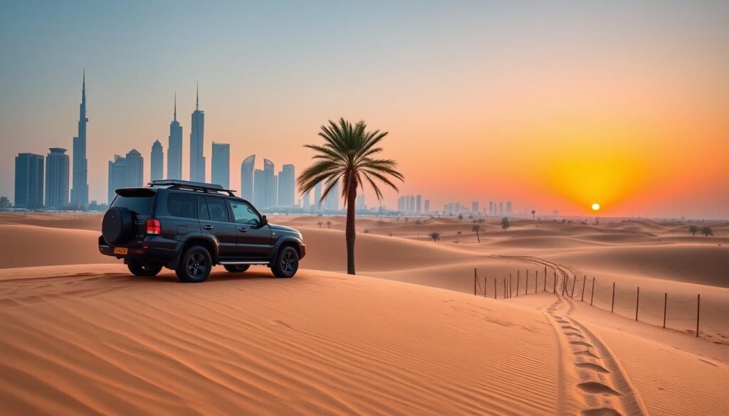 Desert safari pickup near Jumeirah Dubai