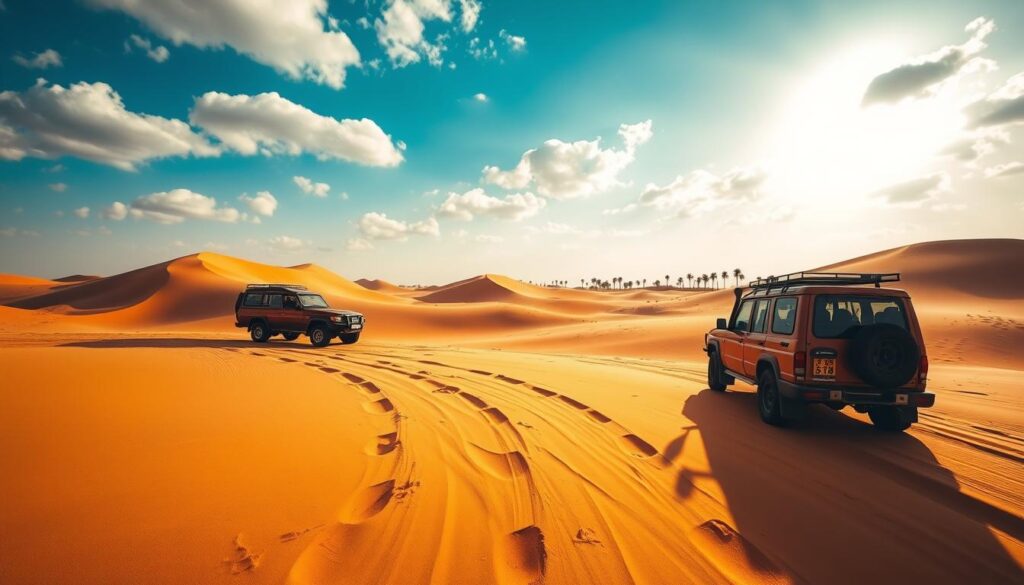 Desert safari pickup near Mirdif Dubai