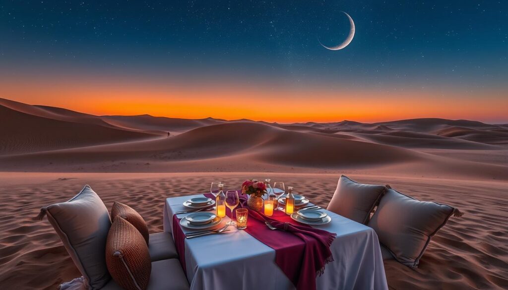 Dining under the stars Dubai