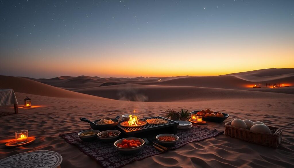 bbq dinner desert safari dubai