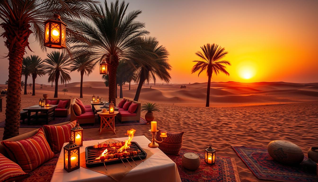 bbq dinner desert safari dubai