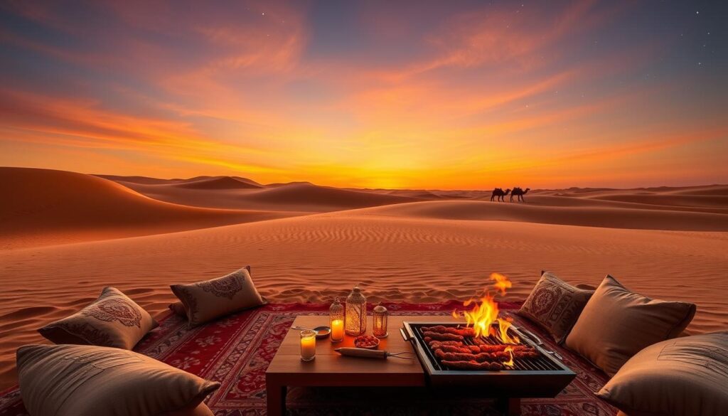 evening desert safari with bbq dinner