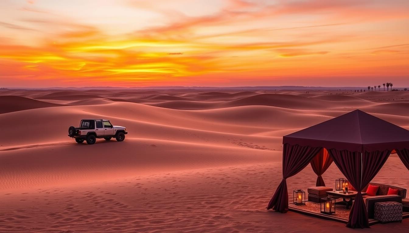 luxury desert safari in dubai