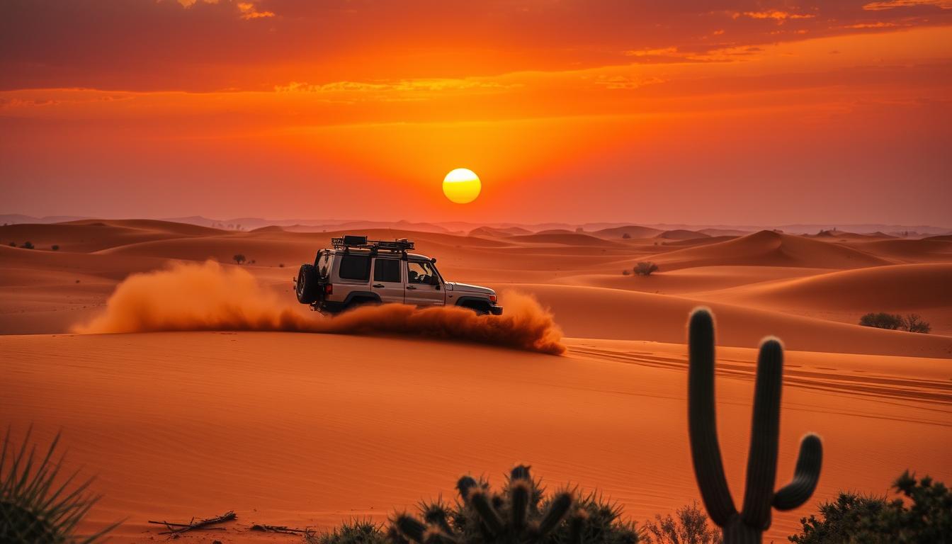 Dune Bashing Adventures in Evening Desert Safaris