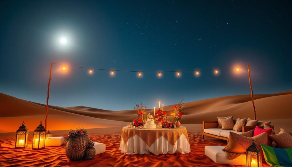 Evening Desert Safari: Celebrating Anniversaries and Birthdays