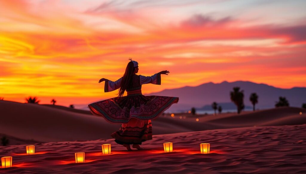 Evening Desert Safari: Experiencing a Traditional Tanoura Show