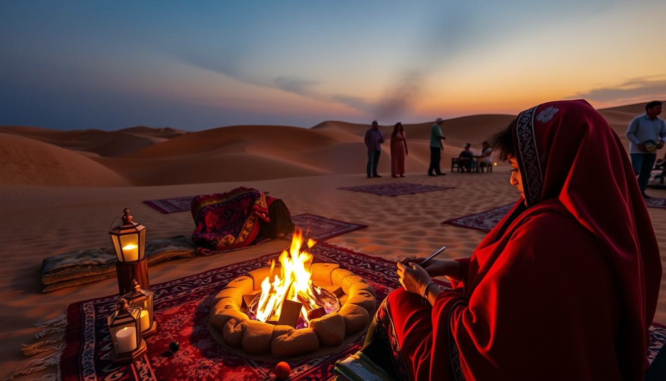 Evening Desert Safari: Henna Painting and Cultural Activities