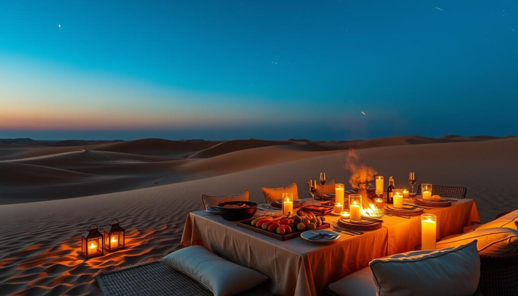 Evening Desert Safari: Indulge in a Delicious BBQ Feast