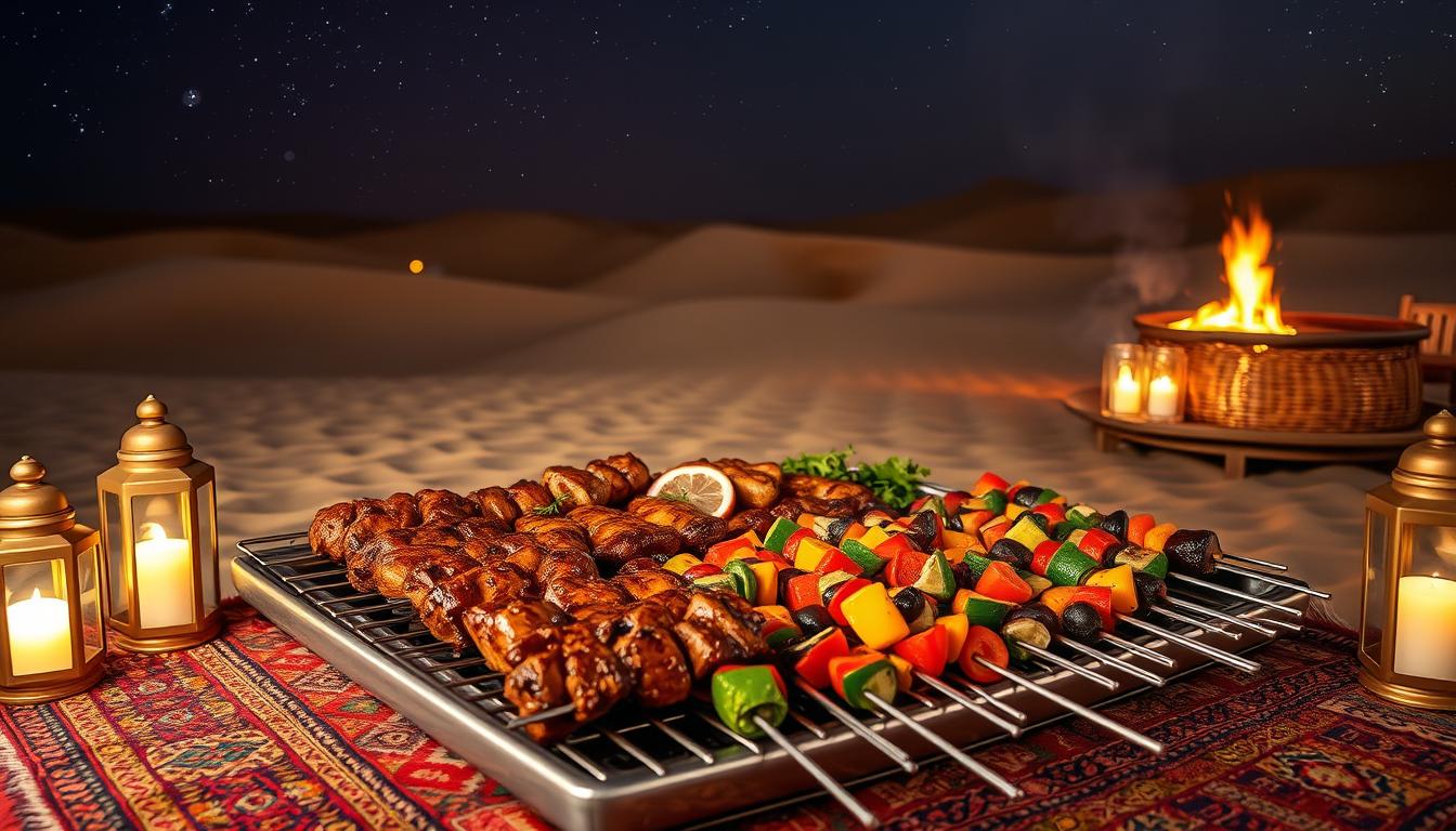 Evening Desert Safari: Indulge in a Delicious BBQ Feast