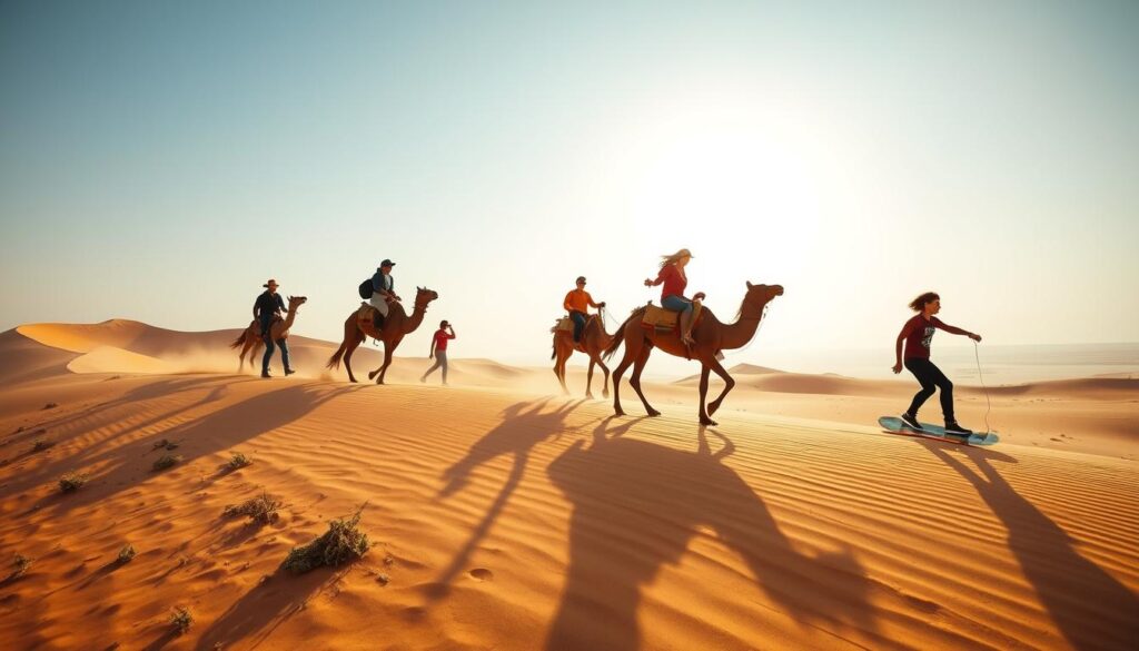 Refreshing Activities in a Morning Desert Safari