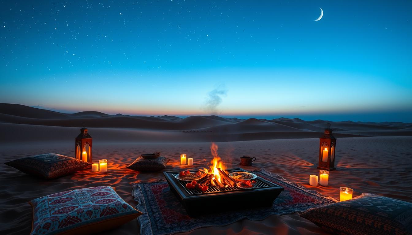 The Magic of a Desert Safari BBQ Dinner Under the Stars