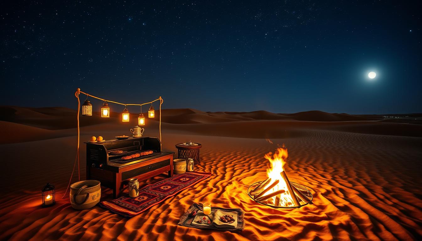 The Magic of a Desert Safari BBQ Dinner Under the Stars