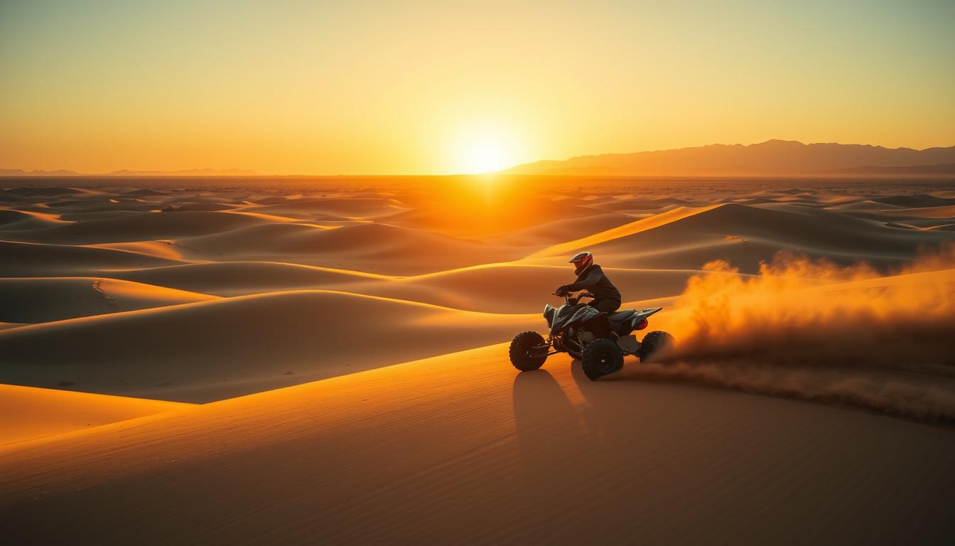 Thrilling Quad Biking in a Morning Desert Safari