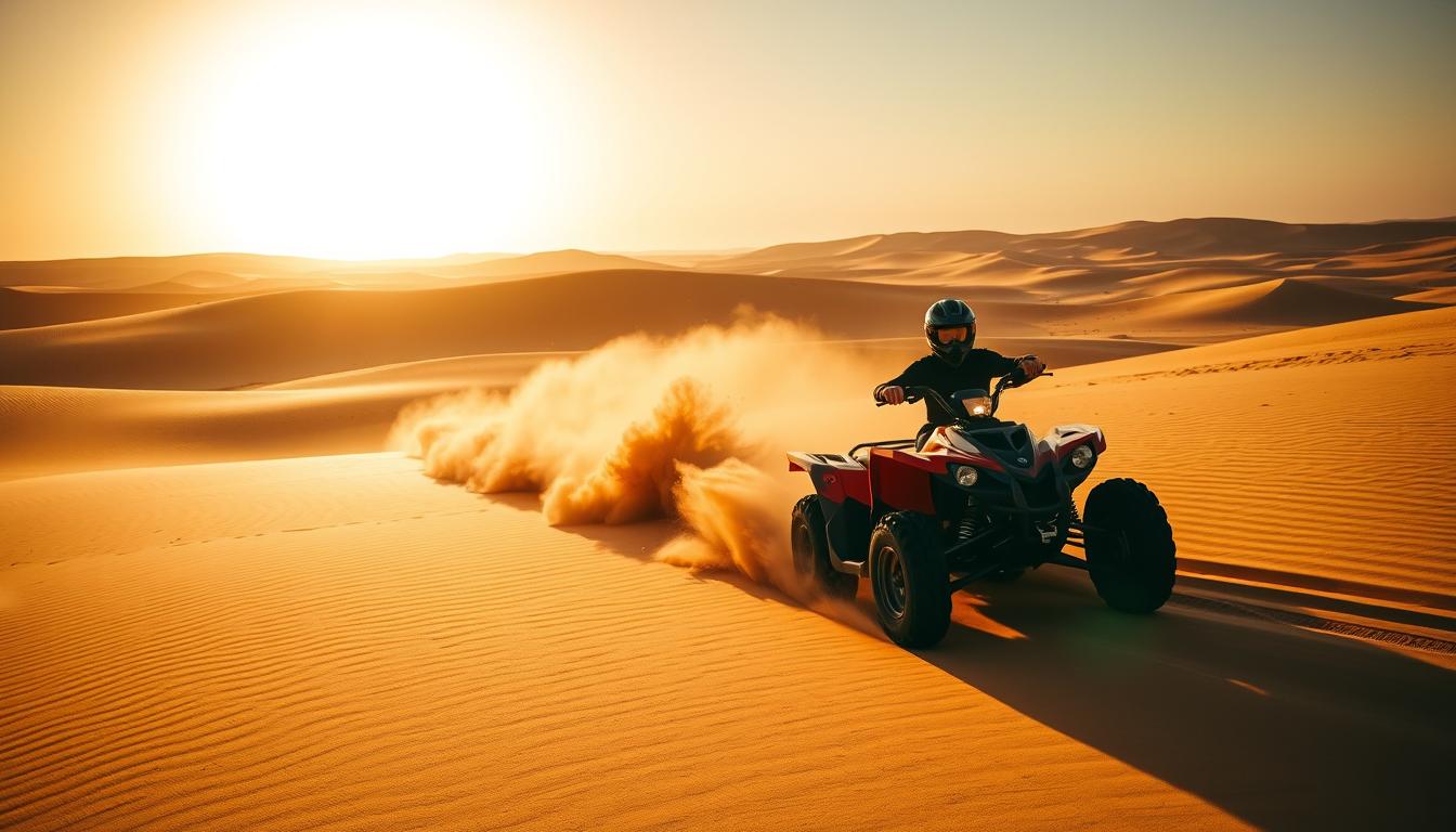 Thrilling Quad Biking in a Morning Desert Safari