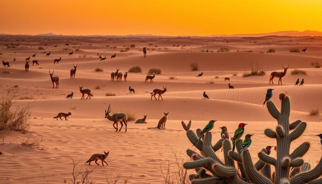 Wildlife Spotting During a Morning Desert Safari