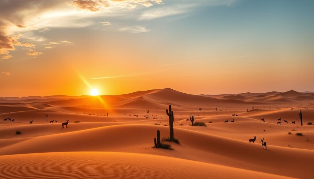 Wildlife Spotting During a Morning Desert Safari