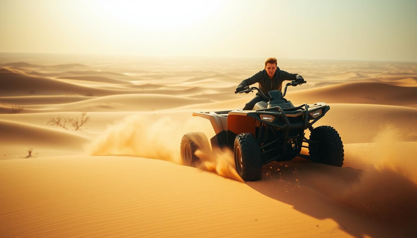 quad bike desert