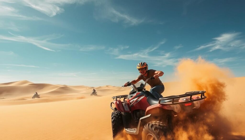 quad biking dubai desert