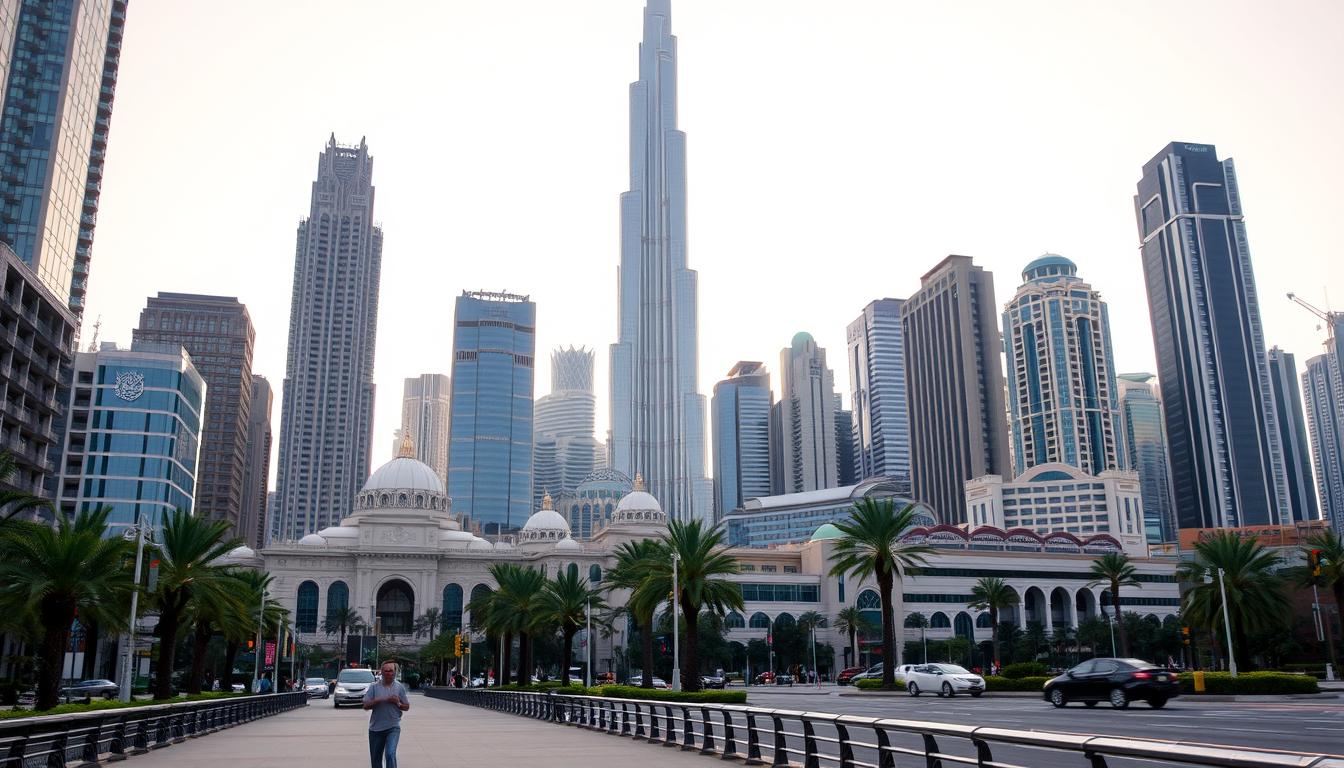 Can you walk everywhere in Dubai?